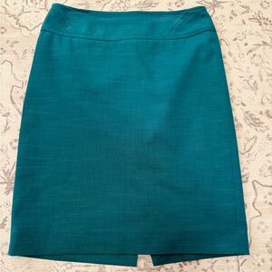 The Limited Turquoise Pencil Skirt